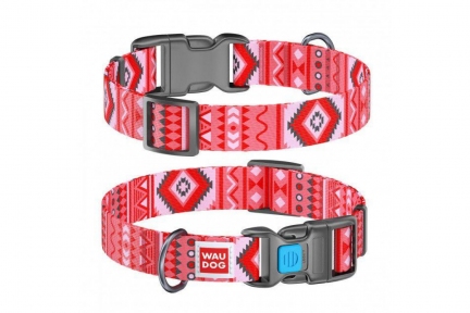  Collar WAUDOG Nylon нашийник з малюнком 