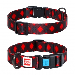  Collar WAUDOG Nylon нашийник з малюнком 