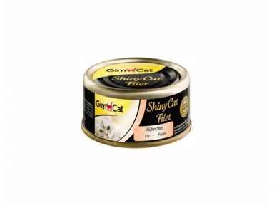 GimCat ShinyCat Filet ласощі для кішок з куркою 70г