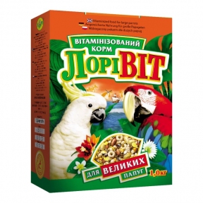  Лорі ЛоріВіт для великих попугаїв 1кг