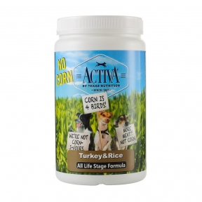 Activa No corn for dog, корм для собак будь-якого віку з індичкою, без кукурудзи, 1кг
