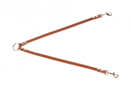 Collar повідець-спарка коричневий, ш-10мм, дл-40см