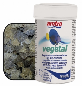 Amtra Vegetal fl., корм з міксу водоростей та фітопланктону 22г
