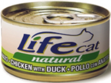LifeCat Курка з качкою70g