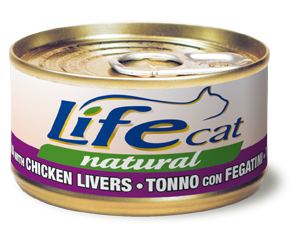 LifeCat Тунець з курячою печінкою 70g