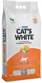 Cat'sWhite Orange наповнювач для туалету бентонітовий, 5л