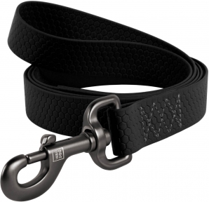 Collar WAUDOG Waterproof повідець водостійкий, ( ш - 20мм, дл - 183см), чорний