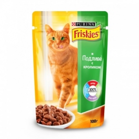 Friskies 100g у підливі з кроликом у желе