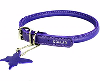 Collar Glamour нашийник круглий XS 25-33см фіолетовий
