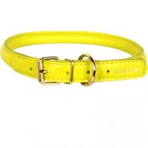 Collar Glamour ошийник круглий XS 17-20см жовтий