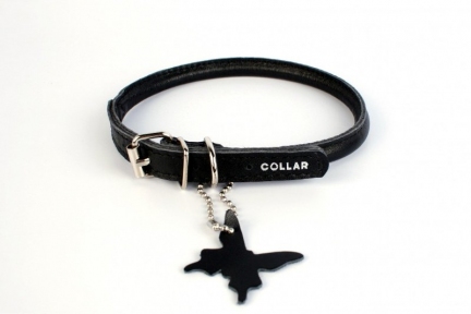 Collar Glamour нашийник круглий XS 17-20см чорний