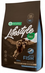 Nature's Protection Lifestyle White Fish Adult All breeds Повноцінний б/з корм д/всіх порід 1,5kg