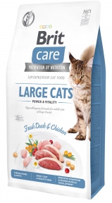 Brit Care Cat GF Великі кішки, Fresh Duck&Chicken, 2kg