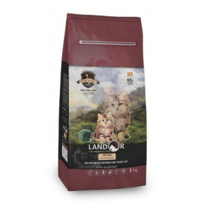 Landor Cats Kitten Duck&Rice, корм для кошенят, качка та рис, 0,4 кг