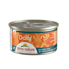 Almo Nature Dailly консервований корм мус з тунцем та куркою для котів 85gr