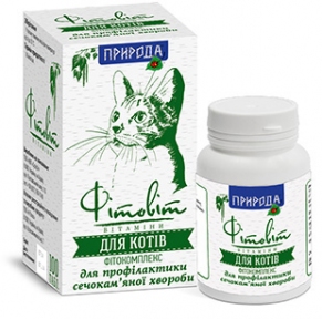 Природа Фітокомплекс для профілактики сечокам'яної хвороби та урологічного синдрому у котів 100 шт