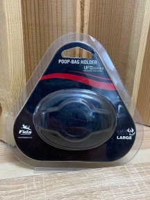 Fida тримач для пакетів з відходами для повідців-рулеток POOP BAG HOLDER L чорний