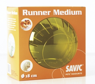 Savic РАННЕР МЕДІУМ (Runner Medium) прогулянкова куля для хом'яків, пластик 18см