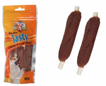 King Delice Cheese & Lamb Sticks баранячі реберця з сиром 80g