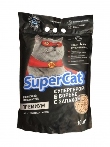 SuperCat Дерев'яний наповнювач Преміум 10л