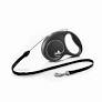 Flexi Black Design 5m, трос, сріблястий 12kg S
