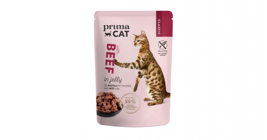 PrimaCat Classies Філе яловичини в желе для котів 85 g