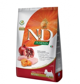 Farmina N&D Grain Fre Pumkin Chichen&Pomegranate mini гарбуз курка гранат 140gr