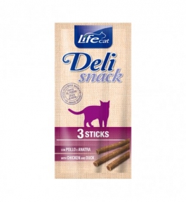 LifeCat Deli snack курка з качкою 15g(3*5g)