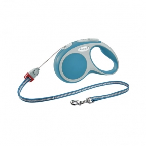 Flexi Vario 5m, трос, блакитний 12kg