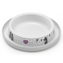 Moderna Trendy Dinner Cats in Love МОДЕРНА миска для котів 210 млd-15 білий