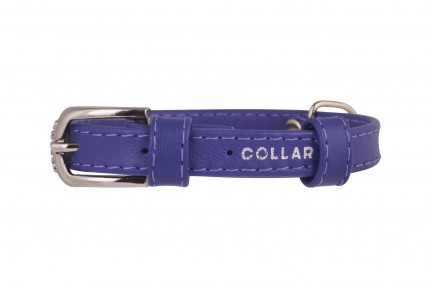 Collar Glamour нашийник без прикрас XS 9мм 18-21см фіолетовий