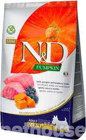 Farmina N&D Cat Grain Free Neutered lamb, pumpkin, blueberry adult 1,5kg