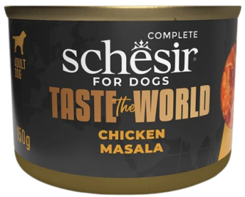 Schesir Taste-World   консерви для собак, вологий корм курка з бульйоном 150 г