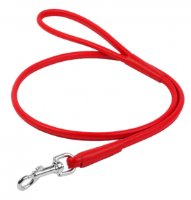 Collar Glamour повідець круглий червоний 6мм/122см