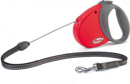 Flexi Comfort Basic 1 5m, трос, червоний 12kg