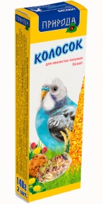 Природа колосок для папуг «Бісквіт» 140г