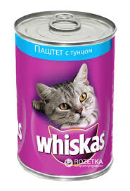 Whiskas 400g конс паштет з тунцем