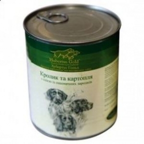 Hubertus Gold кролик та картопля 800г