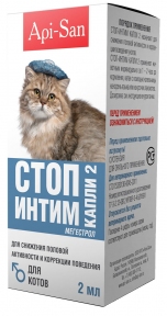Api-San Стоп інтим (кіт) краплі 2 мл