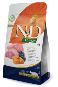 Farmina N&D Cat Grain Free Neutered з гарбузом ягня та чорницею 1,5g