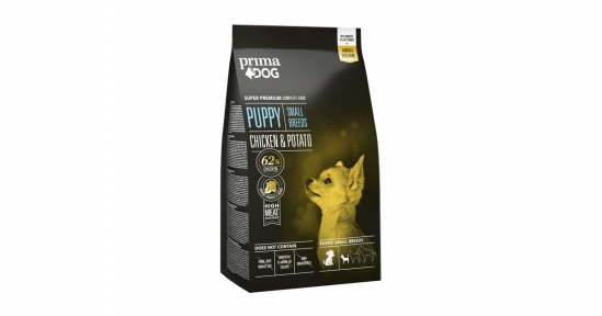 PrimaDog Adult Сухий корм для цуценят маленьких порід з куркою та картоплею 2kg