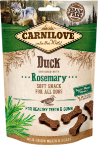 Carnilove Dog Semi Moist Ласощі д/собак качка та розмарин, 200г
