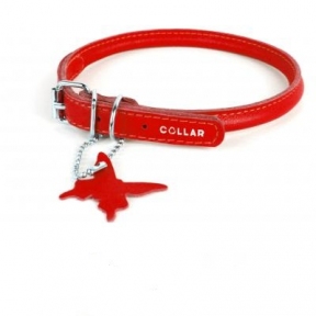 Collar Glamour нашийник круглий XS 25-33см червоний