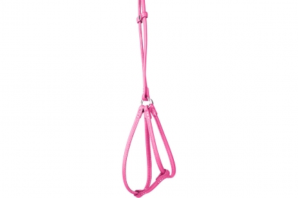 Collar Glamour Шлей кругла з повідцем рожевий 42-60см/46-64см
