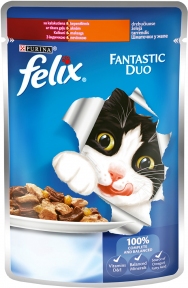 Felix Fantastic Duo Індичка з печінкою 100g
