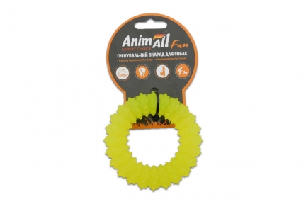 Animall ФАН 88161 Кільце з шипами 9см, жовте