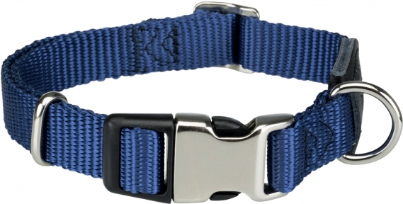 Trixie Premium, нашийник з металевою клямкою, XS-S, 21-30см/10мм, індиго
