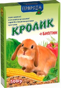 Природа Корм для гризунів Кролик + біотин 500г