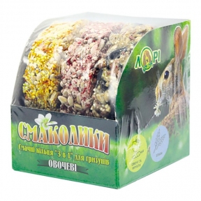  Лорі Смаколики для гризунів Овочеві кільця 3в1