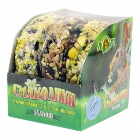  Лорі Смаколики для гризунів Злакові кільця 3в1
